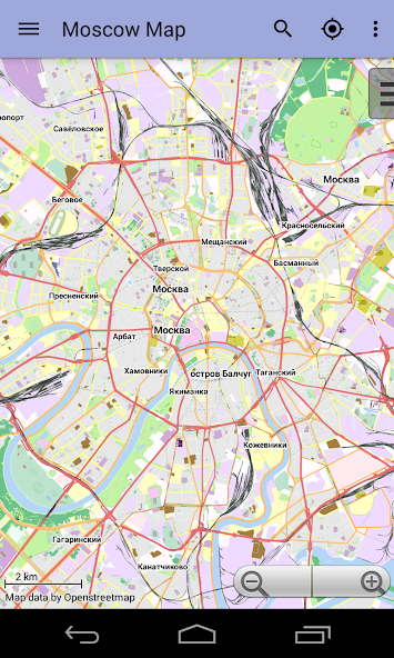 Moscow Offline City Map