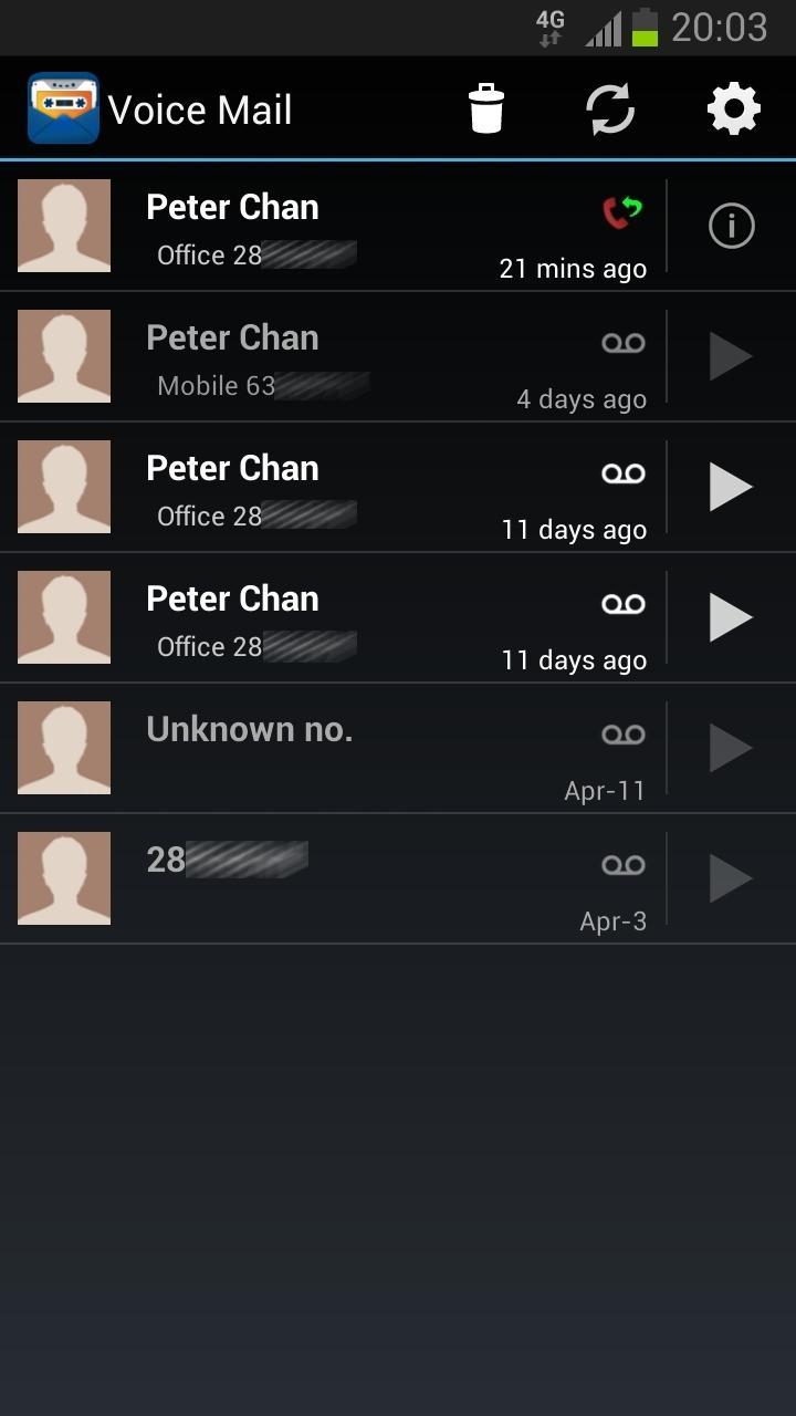 Smart Visual Voice Mail