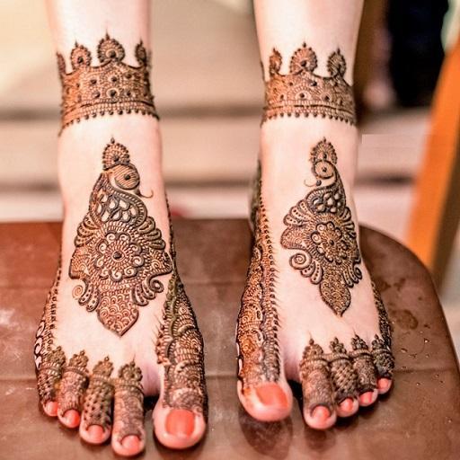 Latest henna / mehndi leg designs 2017