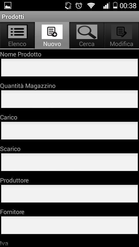 Prodotti Magazzino