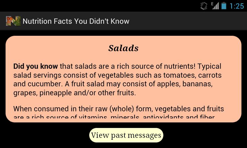 Nutrition Facts You Didnt Know