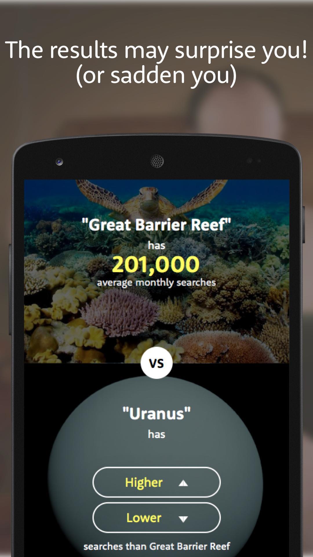 The Higher Lower Game