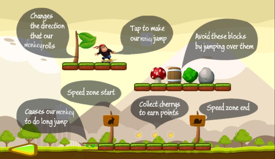 jungle monkey run super hero