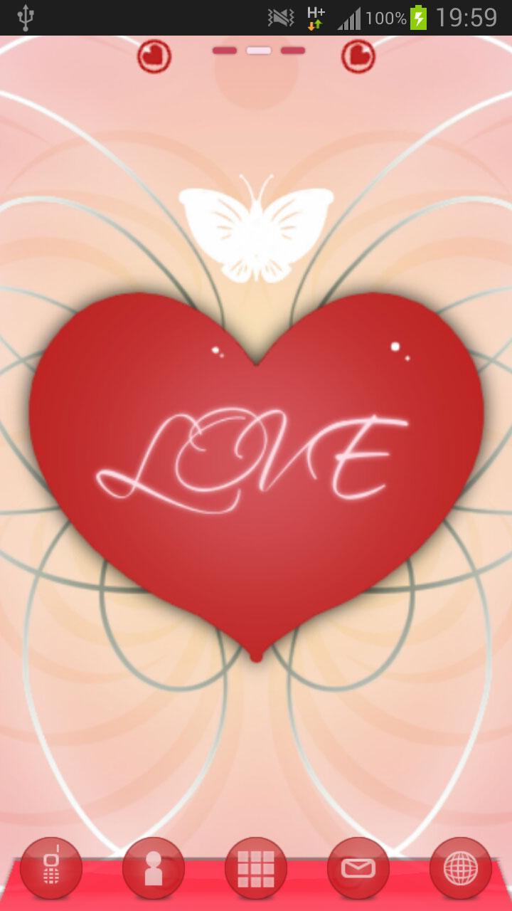 GO Launcher Theme Romantic