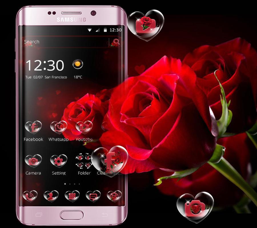 Red Rose Love RomanceTheme