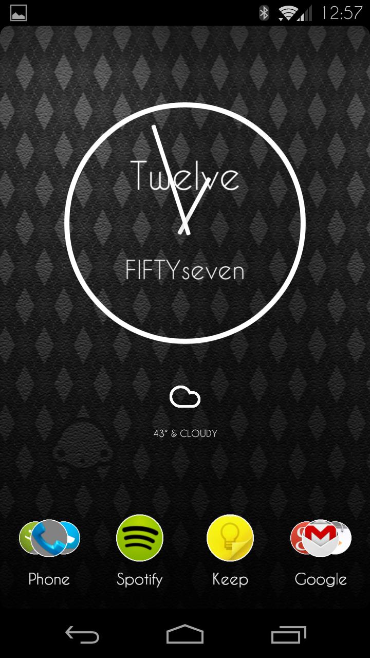 Clean Circle Icons w/outline