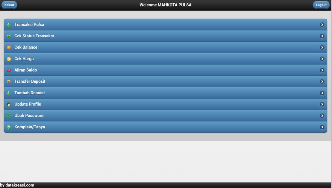 Mahkota Pulsa Mobile