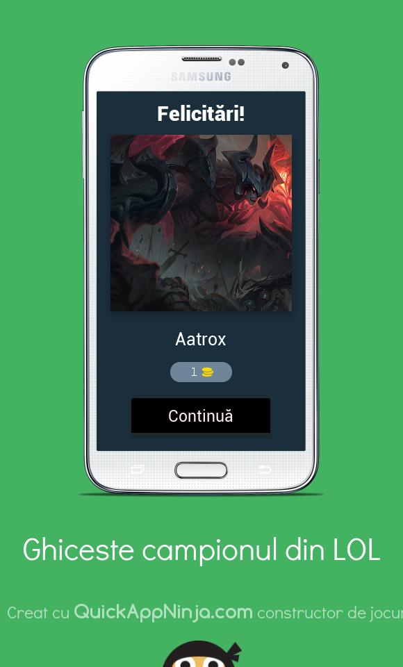 Ghiceste campionul din LOL
