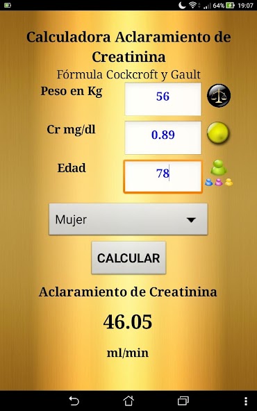 Aclaramiento de Creatinina