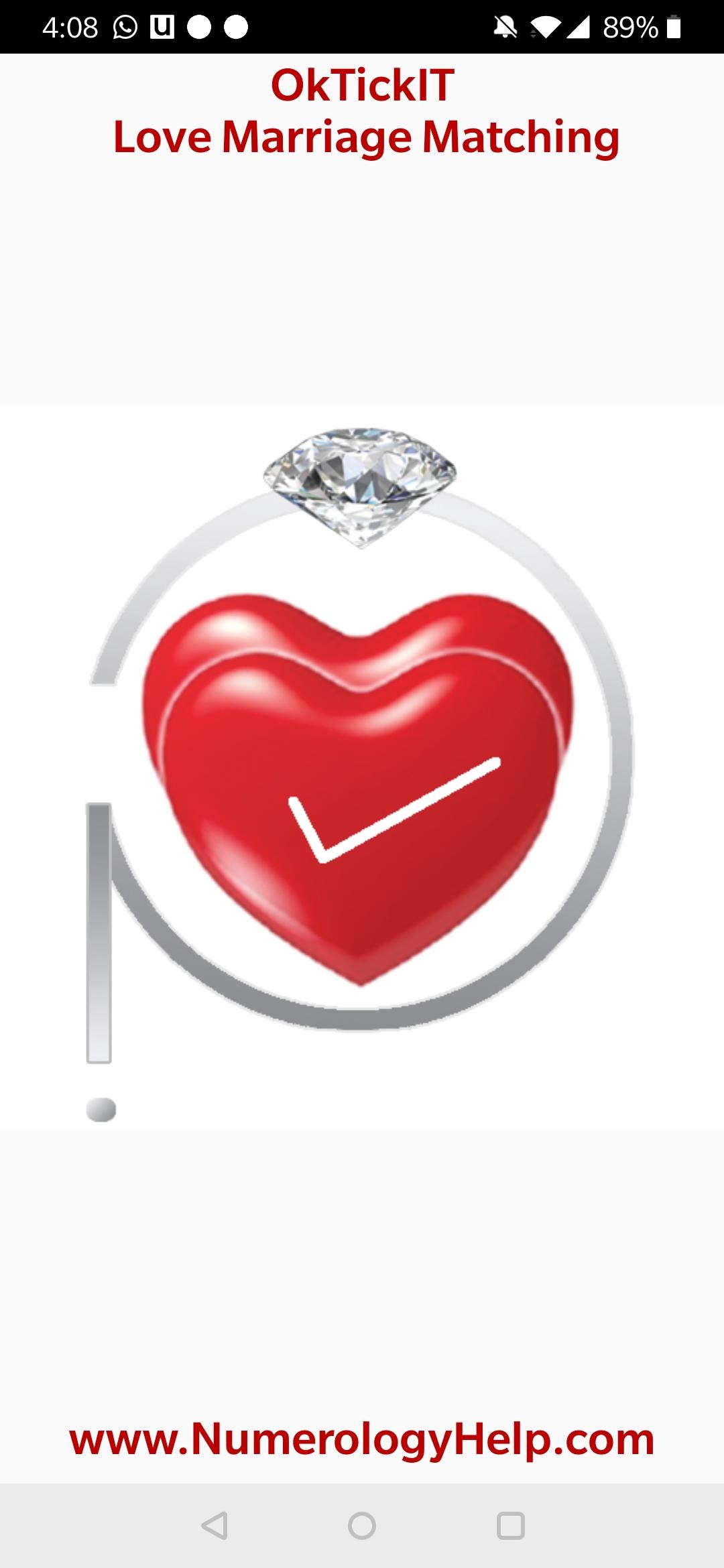 OkTickIT  Love/ Marriage Match