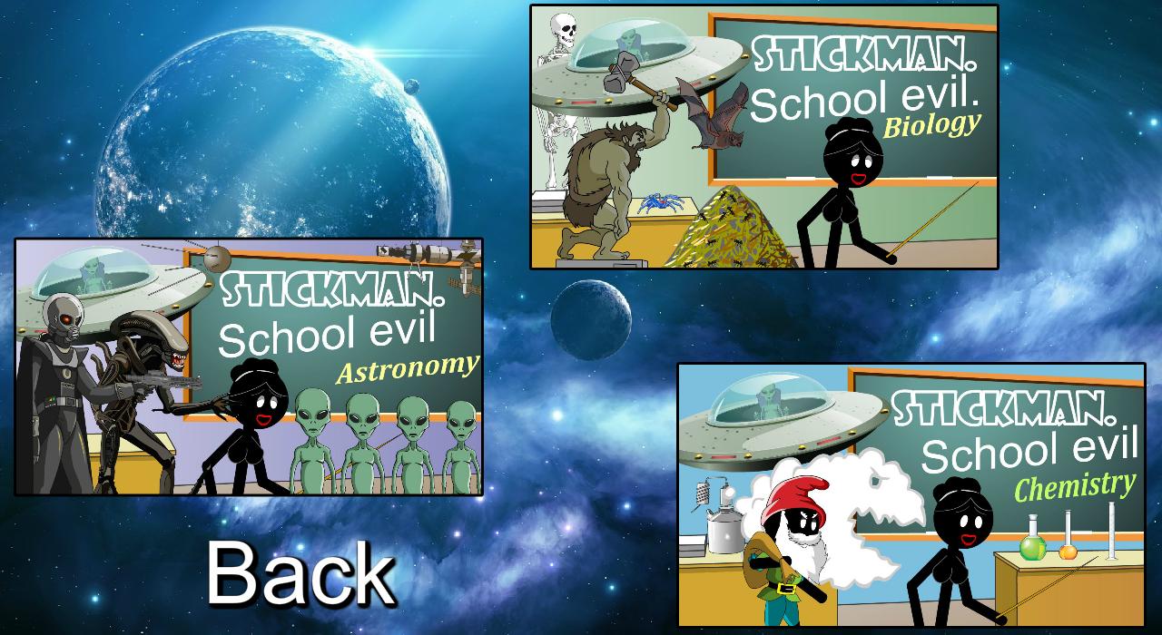 Stickman mentalist. School evil. Monday