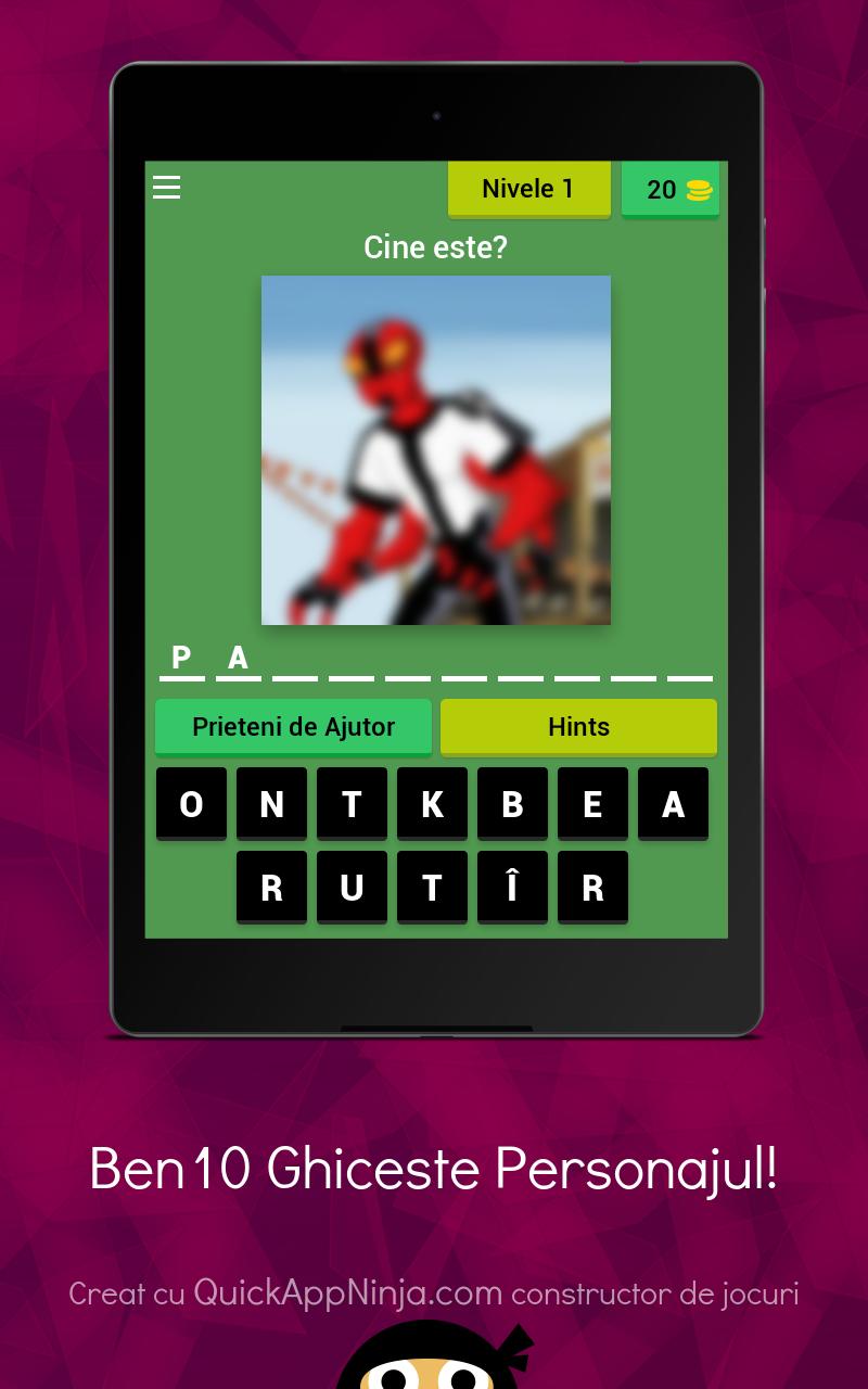 Ghiceste BEN personajul desene! 10