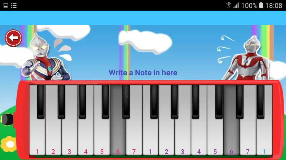 Ultraman Mini Piano - Pianika