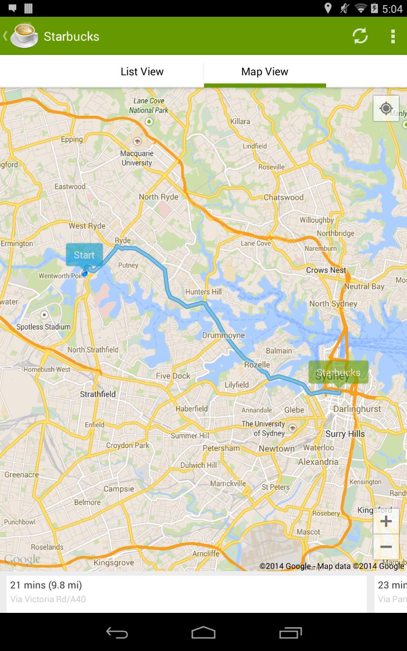 Coffee: Starbucks, Tim Hortons