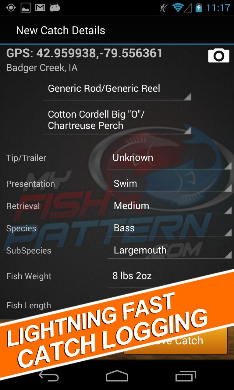 MFP Fishing Log Journal