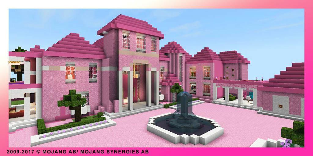 Craft Rose House map for MCPE!