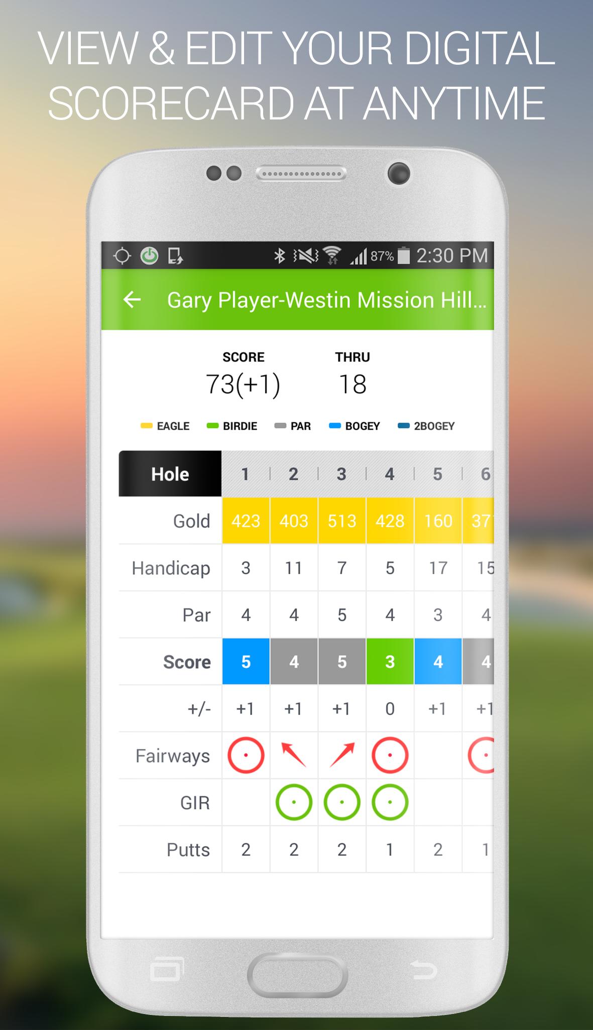 Golf GPS + Scorecard -TLink