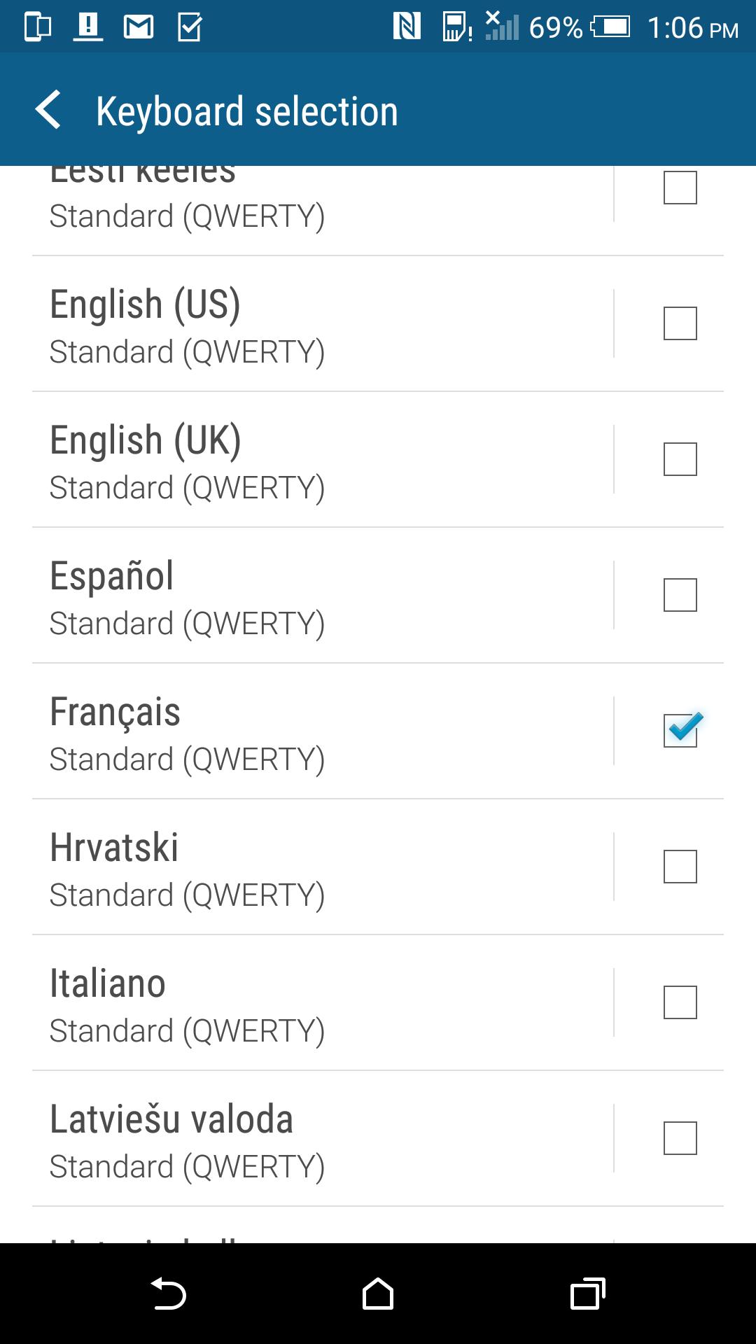 HTC Sense Input - FR