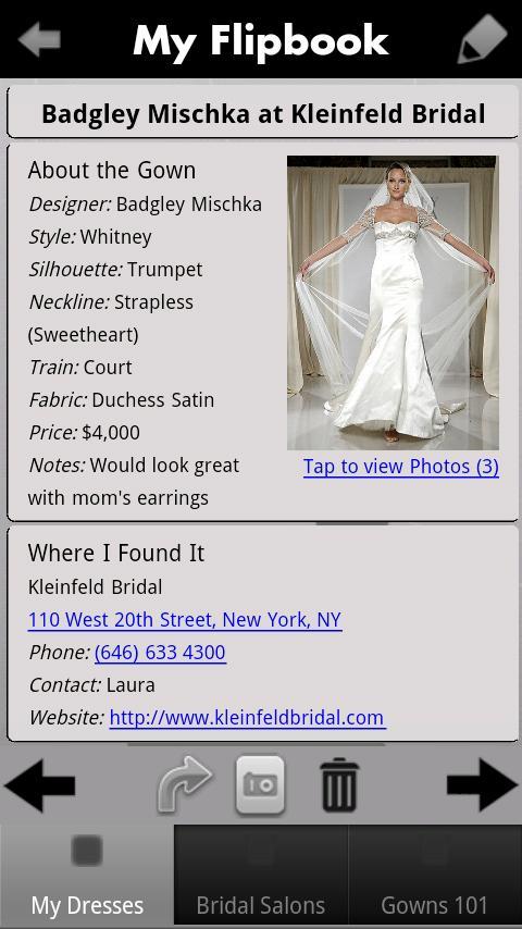 iBridalGown Shopping Assistant