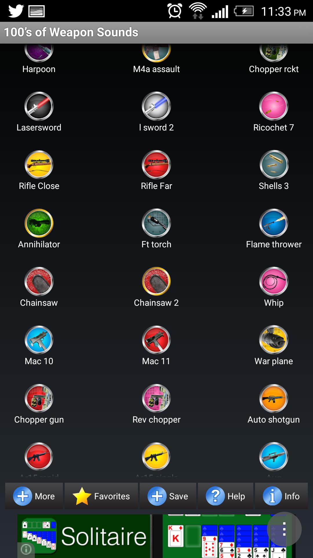 100's of Weapon Sounds