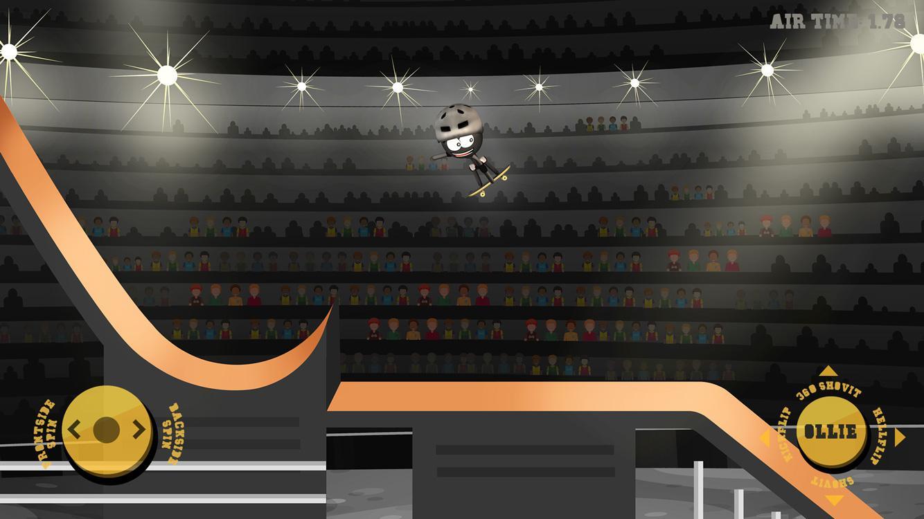 Stickman Big Air Skateboarding
