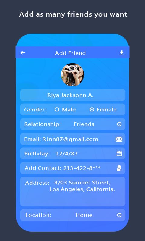Friend Locator : Friend Mapper