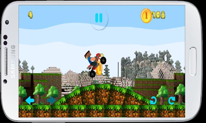 hill climb racing minecraft