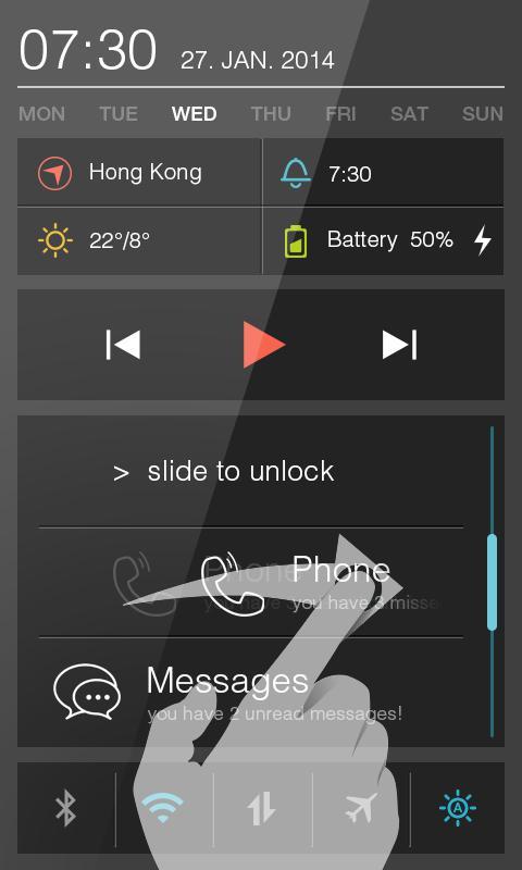Top Black GO Locker Theme