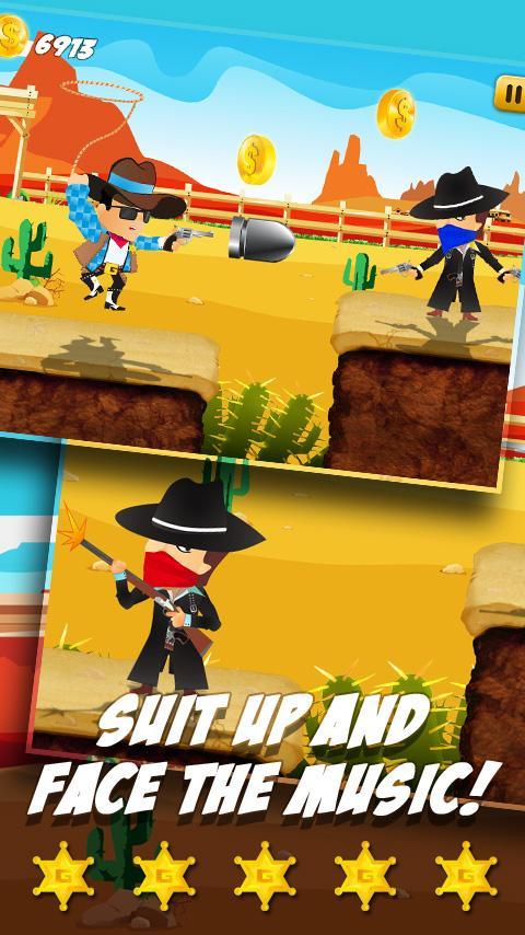 Angry Fun Crazy Cowboy Dash