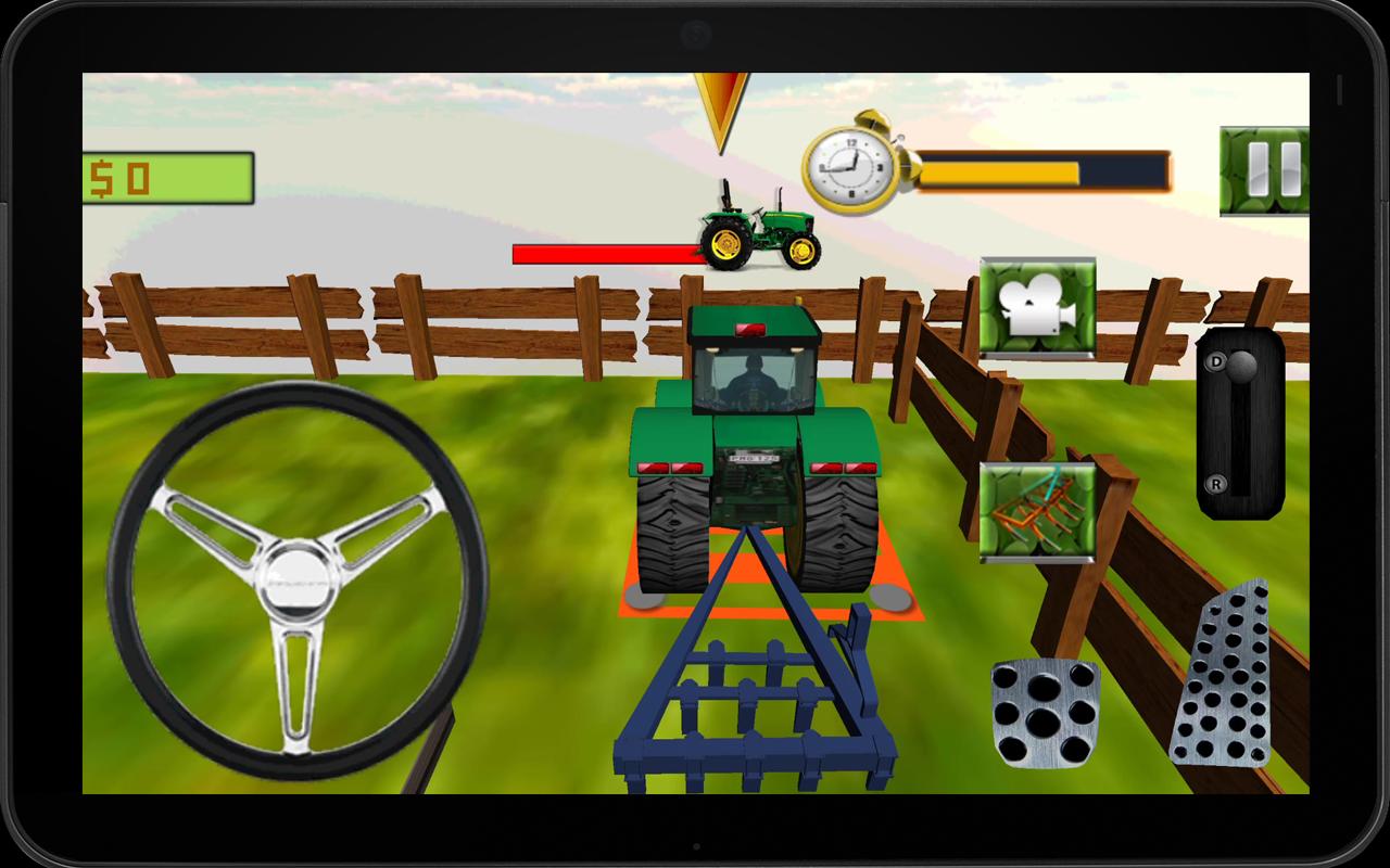 Real Corn Farming Tractor SIM