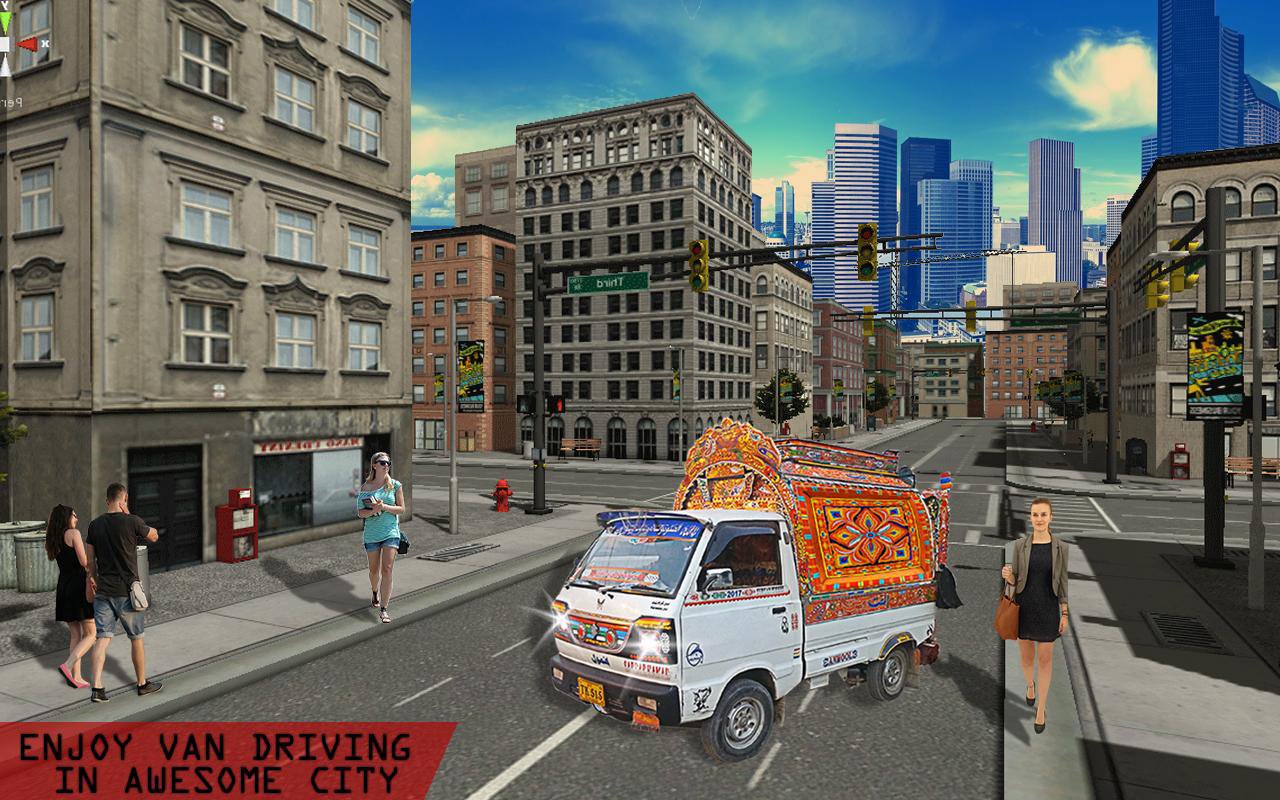 City Van Simulator 3D