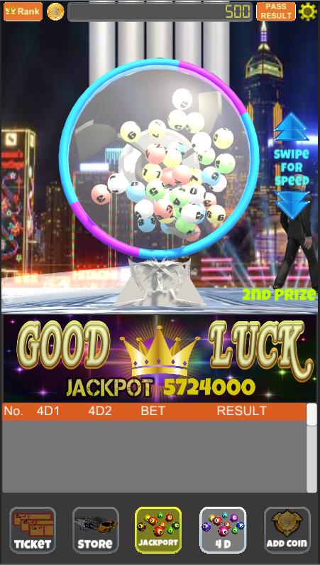 4D Live Lottery Game