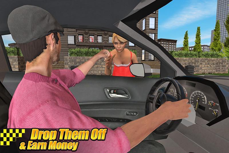 City Taxi Transport Driving 3D