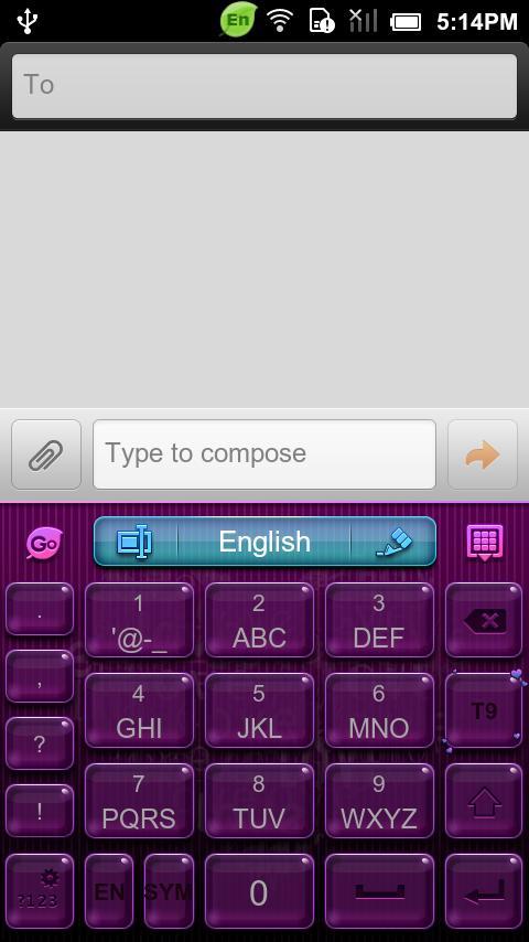 GO Keyboard Elegant lover them