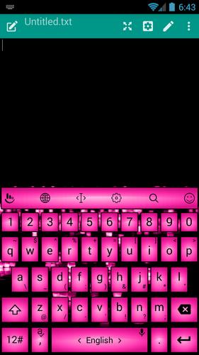 Keyboard Theme Led Pink