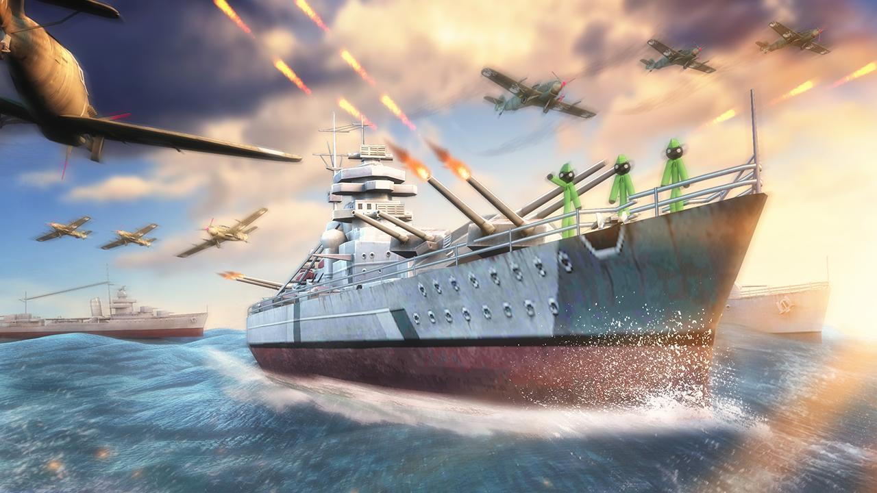 Stickman Naval Warship Strike
