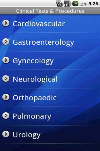 Clinical Tests & Procedures