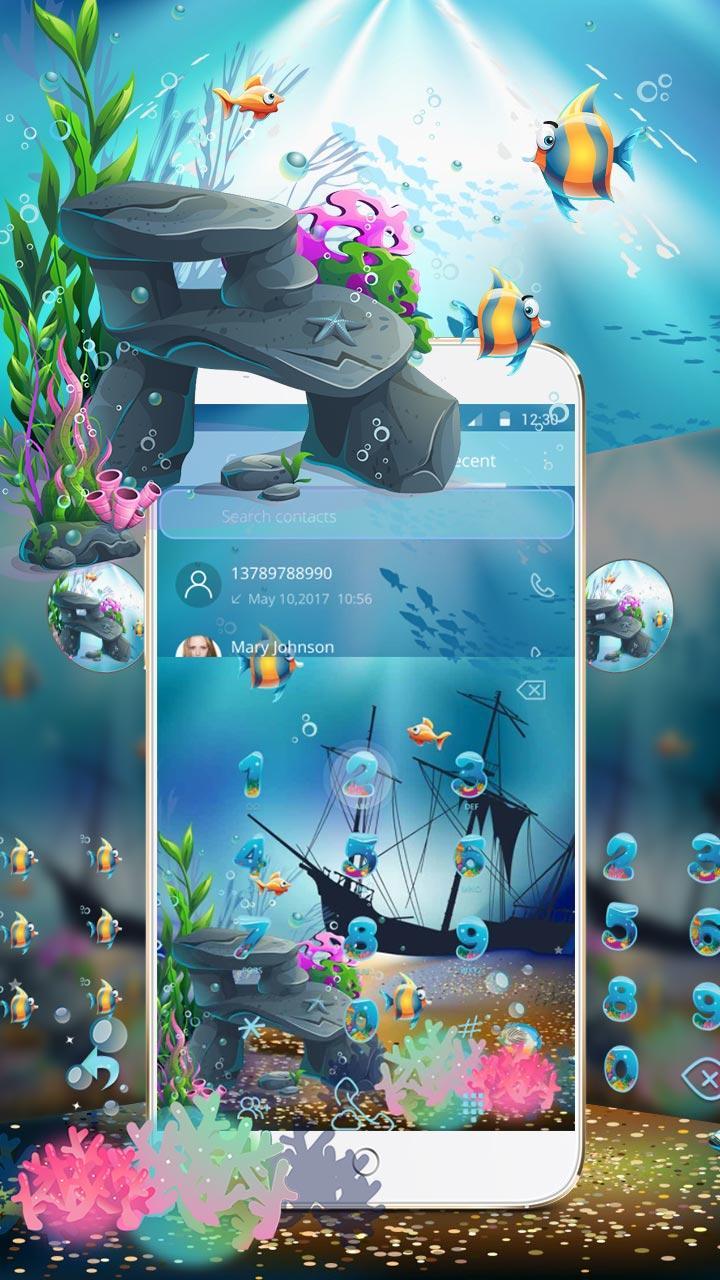Sea Water Aquarium Theme