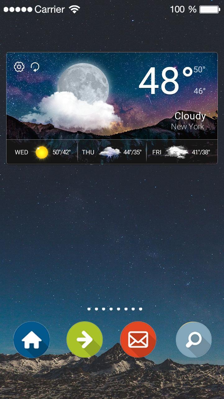 Weather Widget Transparent S8