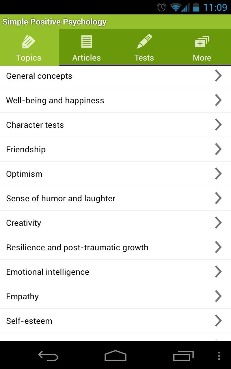 Simple Positive Psychology