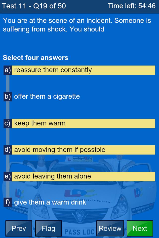 LDC UK Free Theory Test