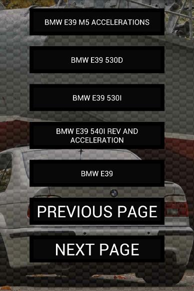 Engine sounds of E39 M5 540i