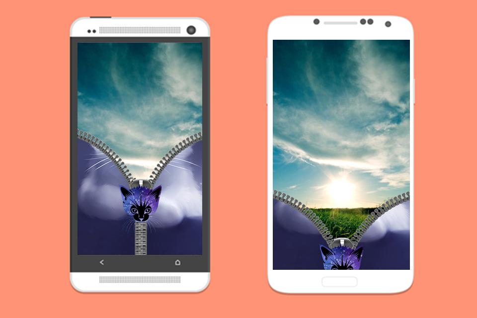 Cat Zipper ScreenLock