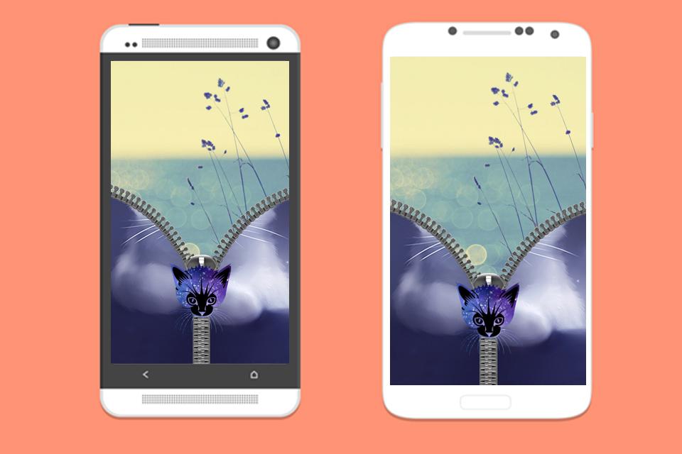 Cat Zipper ScreenLock