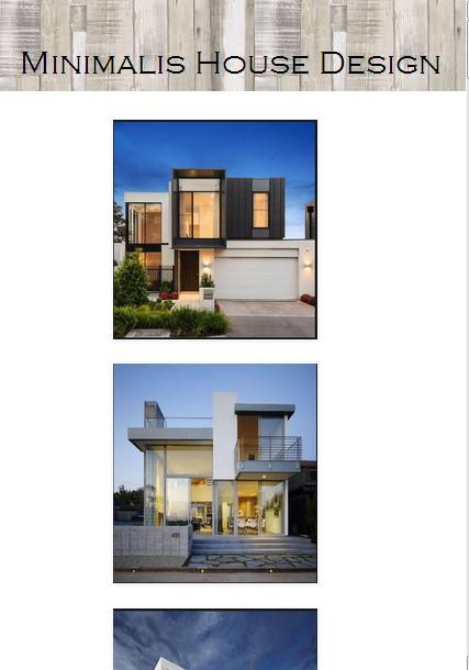 Minimalis House Design