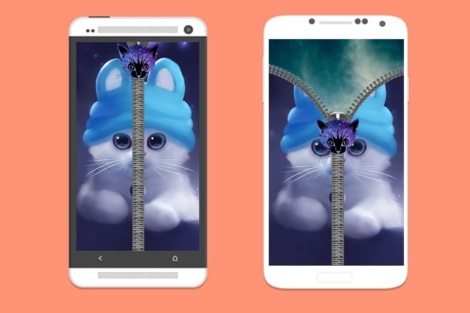 Cat Zipper ScreenLock
