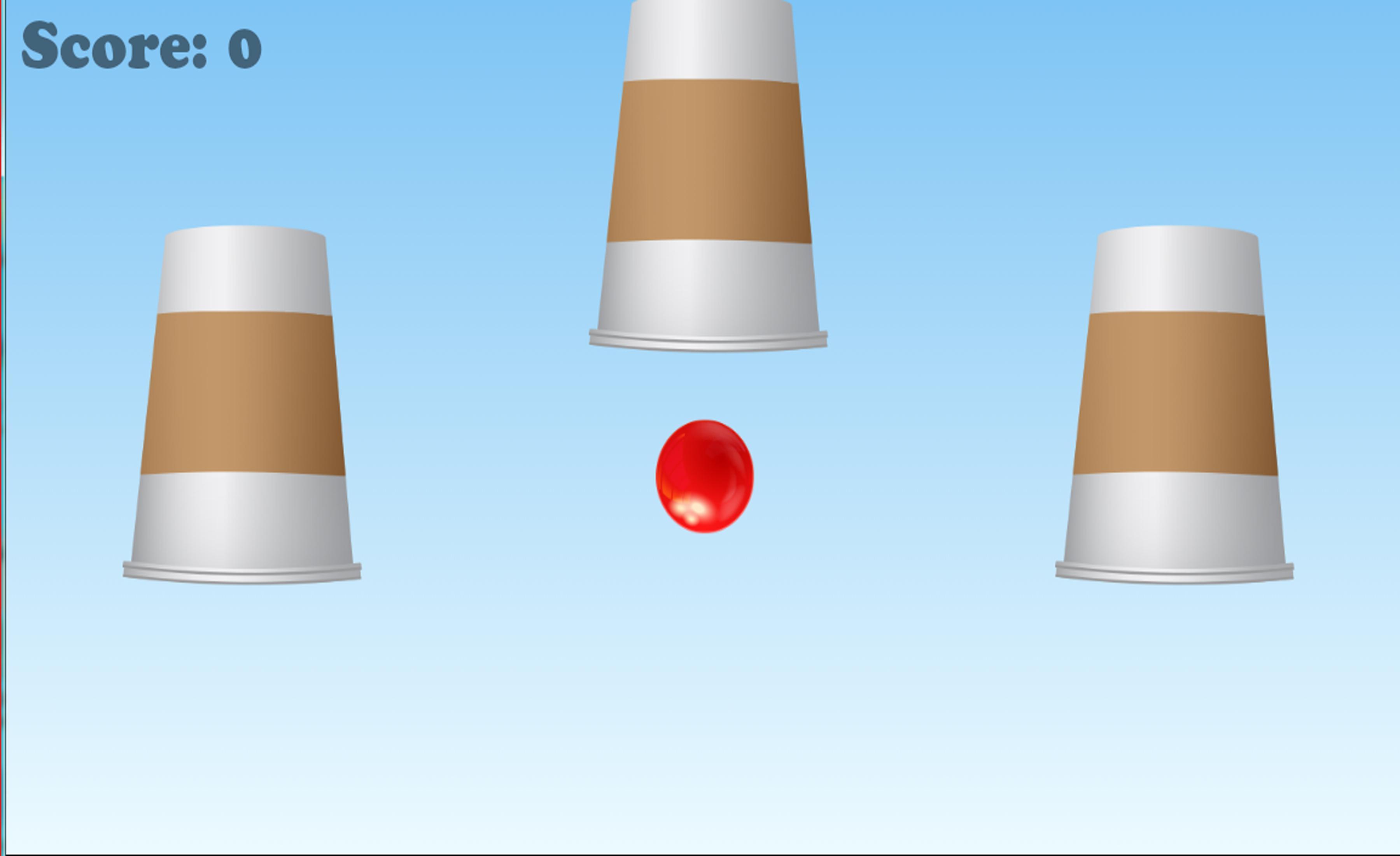 shell game-find the ball