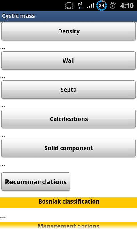 Renal Mass - Bosniak