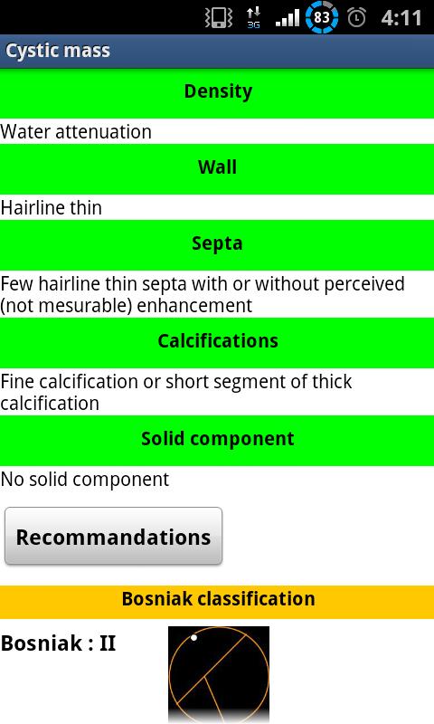 Renal Mass - Bosniak