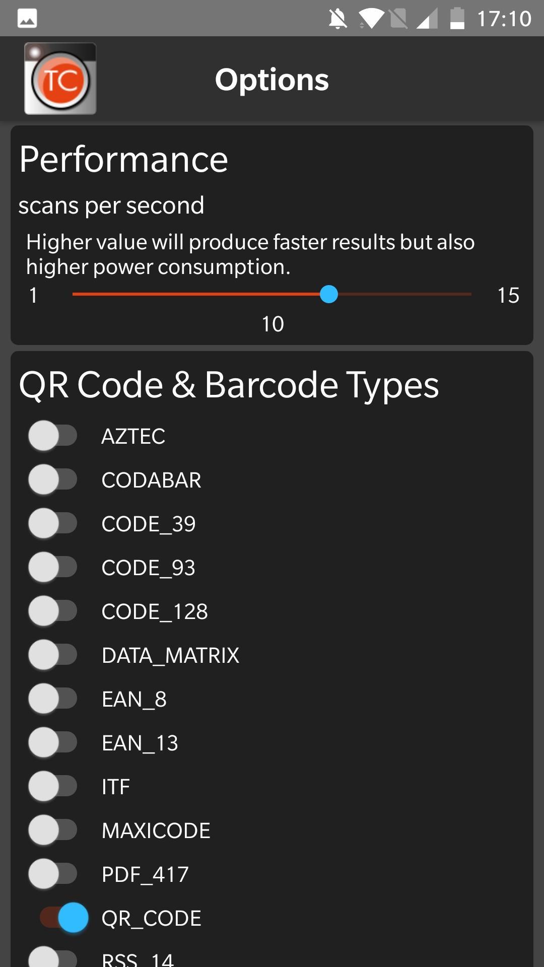 TC Tool Ticket Scanner